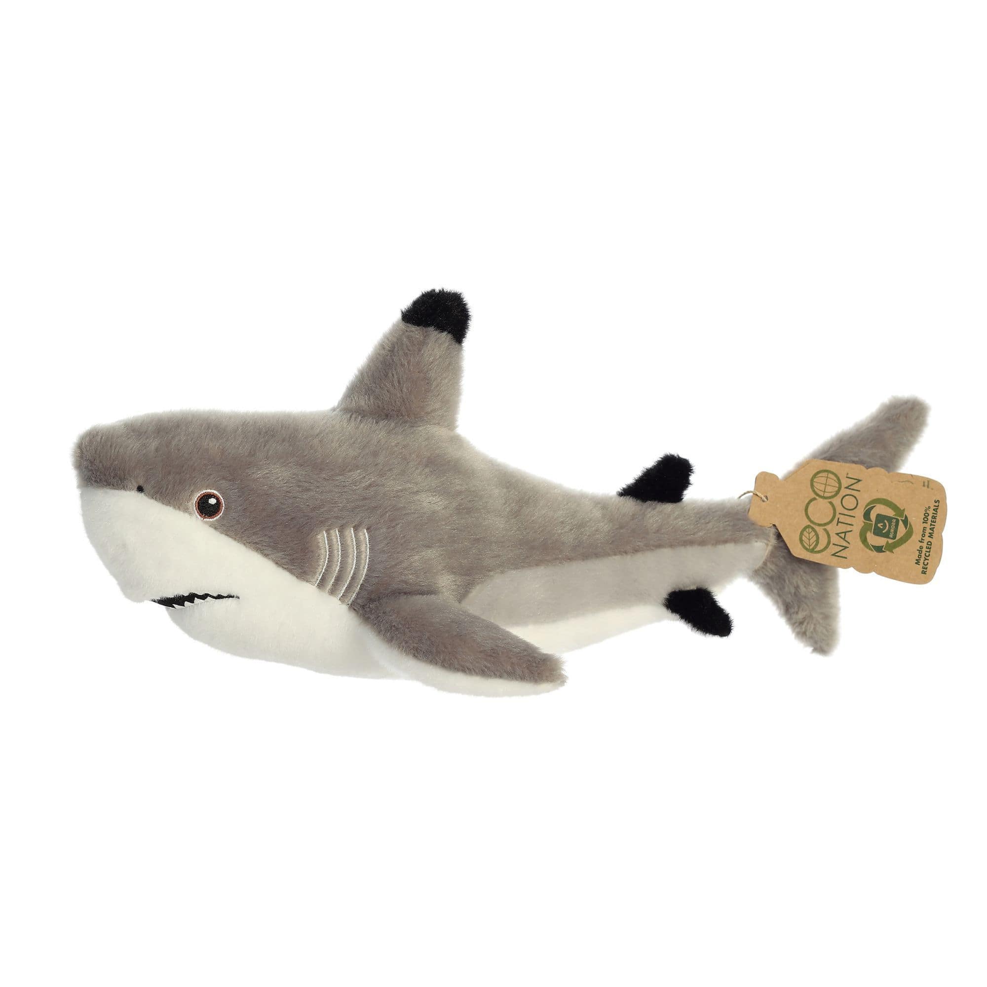Stuffed Backpack Shark By Aurora Plush Toy 3620 Aurora World 25x18x55cm NEW  • $83.59