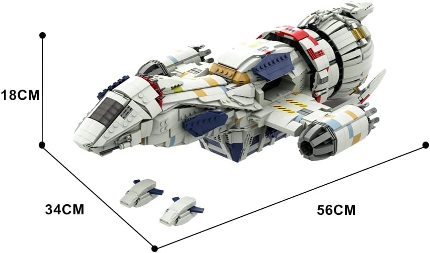Firefly-Class Serenity Building Kit; Space Wars Spaceship Firefly Serenity Model Kit, NASA Serenity Building Blocks Set for Kids Adults, MOC Collectables Compatible with Lego (2819 Pieces)