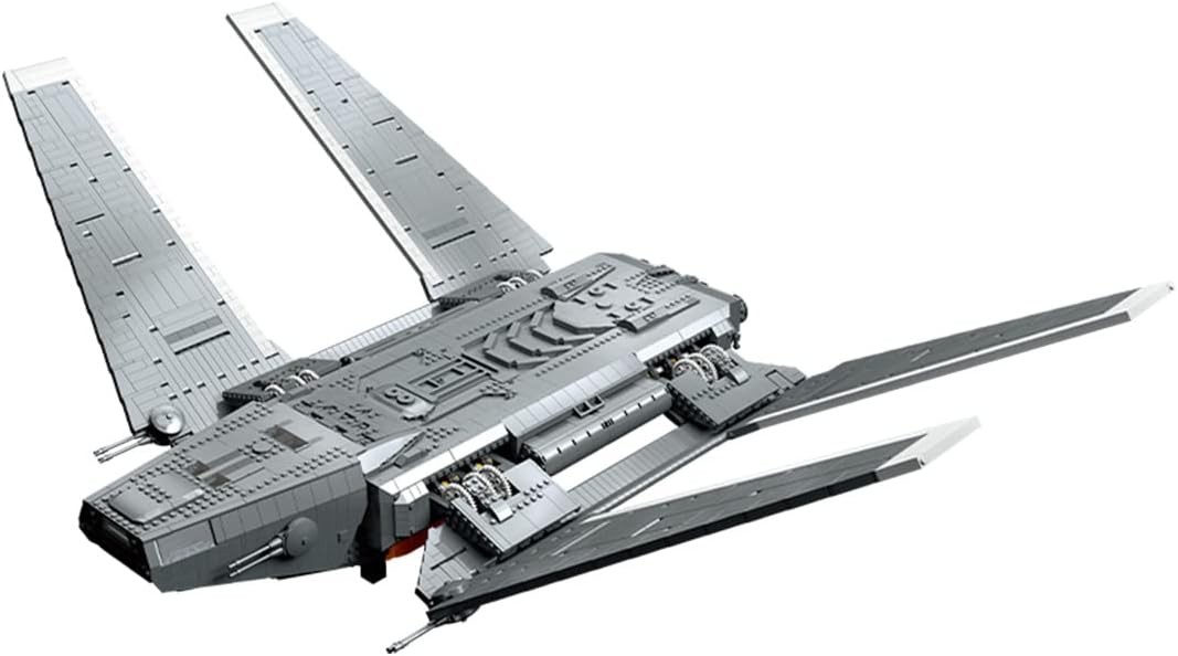 Star Imperial Wars Cruiser Destroyer - Super Star UCS Imperial Cargo Shuttle Destroyer Model, Compatible with Lego Star Wars, 4533+ pcs, 27.9 x 14.5 x 22 inches