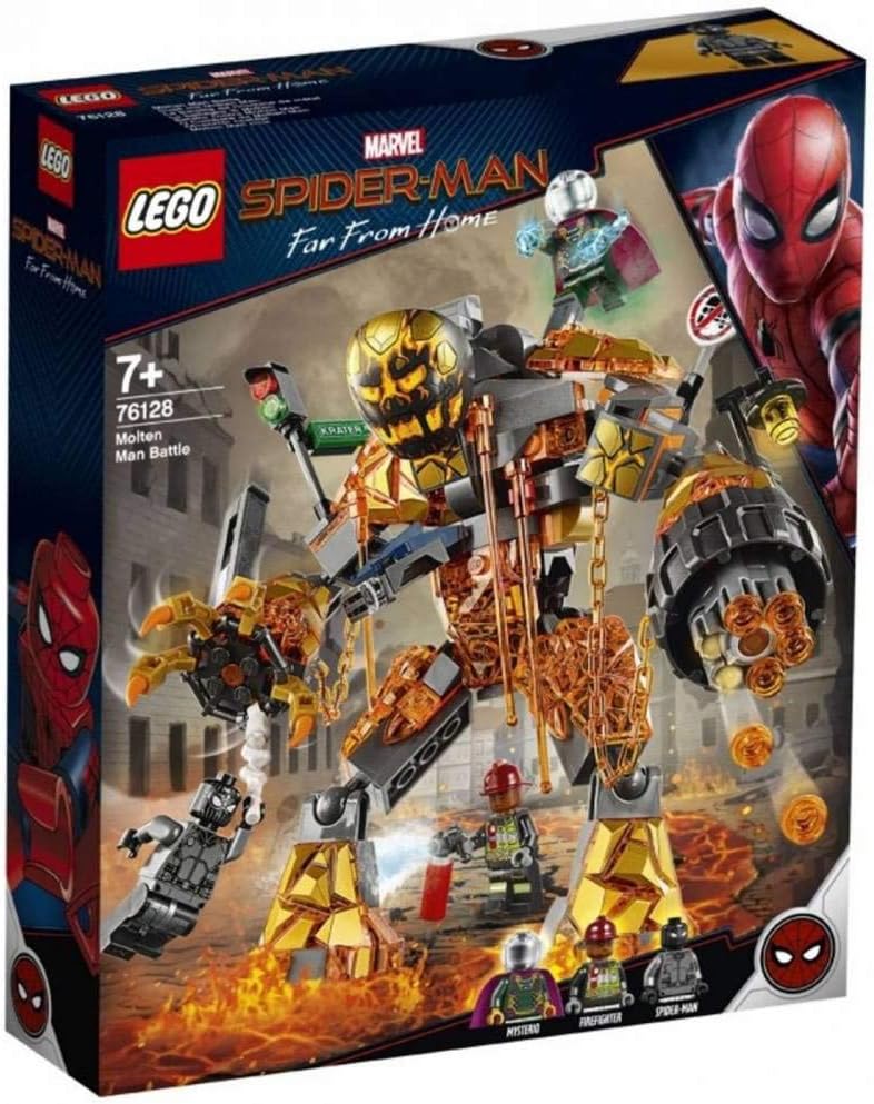 LEGO Marvel Spider-Man Far from Home: Molten Man Battle 76128 Building Kit (294 Pieces)