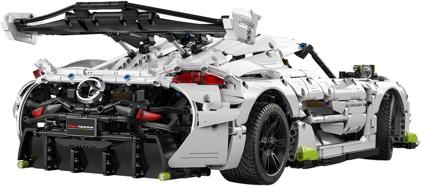 dOMOb Italian Super Car Building Blocks Kit – Bricks Toys for 14+ Age Kids, Teens & Adults – Model 1:8 Build Set – Original MOC Design – 3236 Pieces – for Boys, Hobbyist