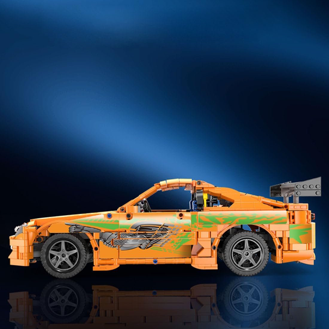 Technic Supercar A80 Building Kit, Sports Car Series Building Blocks Set (2225PCS) - Static Version