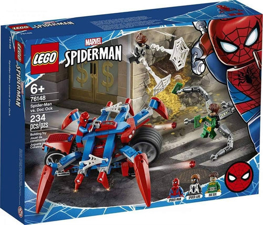 LEGO Marvel Spider-Man: Spider-Man vs. Doc Ock 76148 Superhero Playset with 3 Minifigures, Great Toy Gift for Kids, New 2020 (234 Pieces)