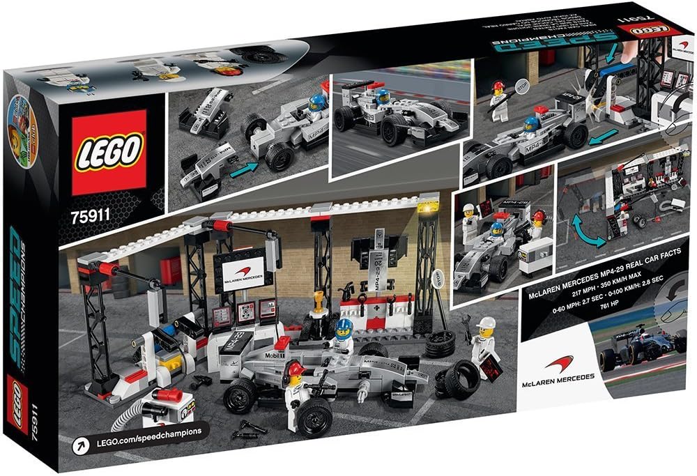 LEGO Speed Champions McLaren Mercedes Pit Stop 75911