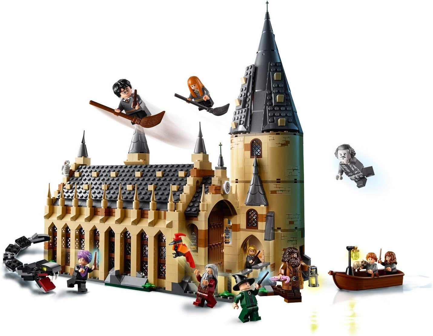 Lego 75954 Harry Potter Hogwarts Great Hall Toy, Wizzarding World Fan Gift, Building Sets for Kids