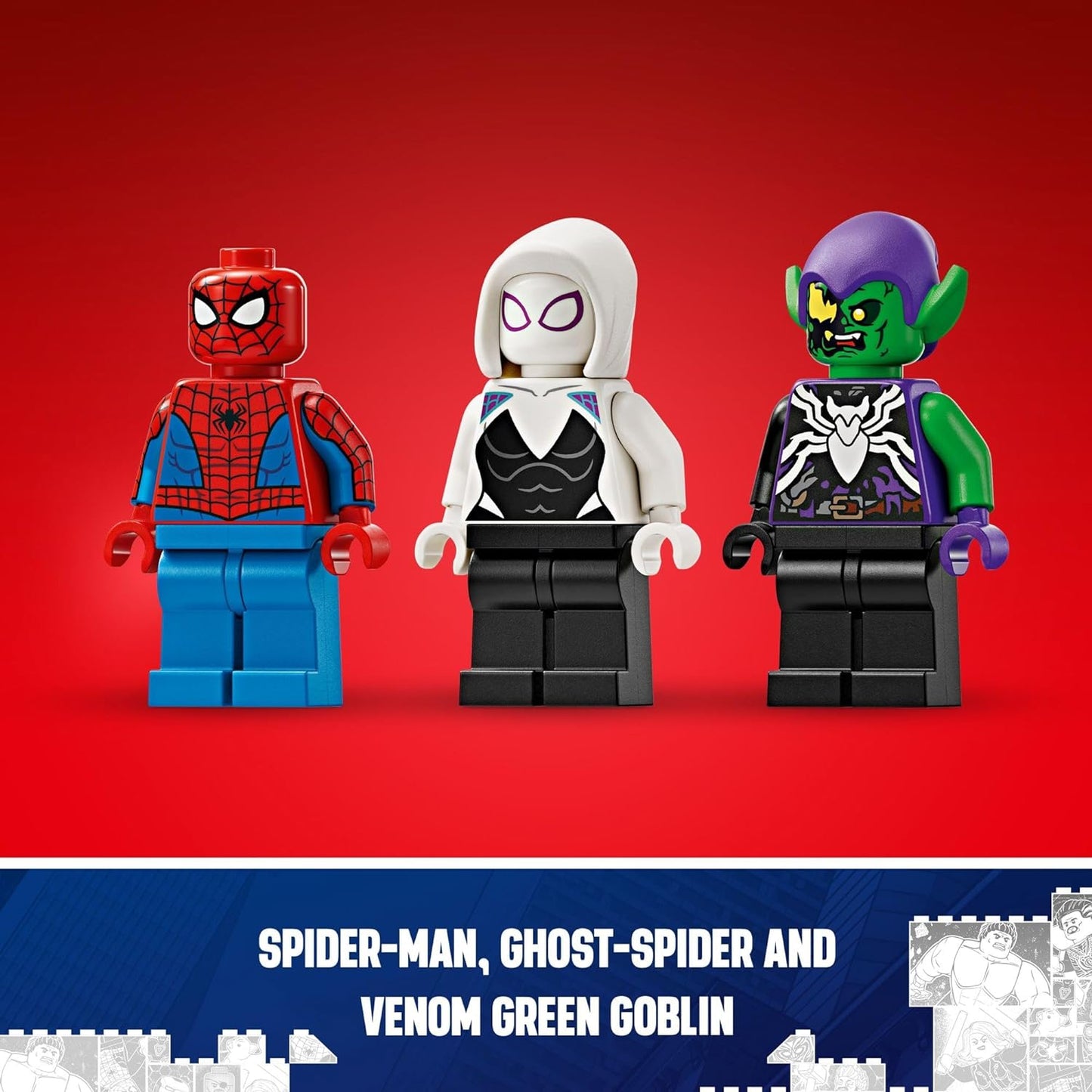 LEGO Marvel Spider-Man Race Car & Venom Green Goblin, Marvel Building Toy for Kids with Ghost-Spider Minifigure and Buildable Race Car Toy, Spider-Man Gift for Boys and Girls Ages 7 and Up, 76279