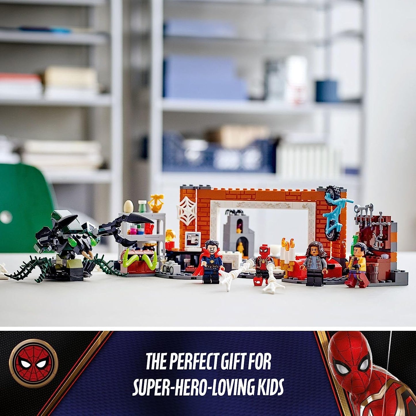 LEGO Marvel Spider-Man at The Sanctum Workshop 76185 Building Kit (355 Pieces)