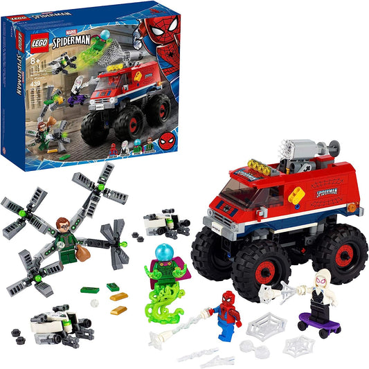 LEGO Marvel Spider-Man: Spider-Man's Monster Truck vs. Mysterio 76174; Cool, Collectible Birthday Gift for Kids, New 2021 (439 Pieces)