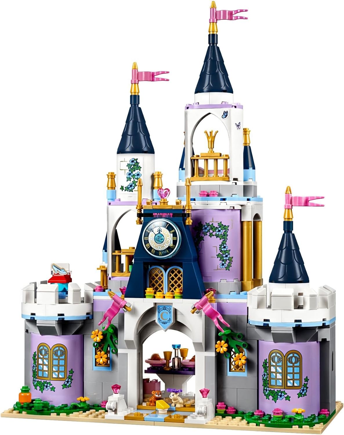 LEGO 41154 Disney Princess Cinderella's Dream Castle Toy, Fairytale Doll House, Prince Charming & Cinderella Mini Doll