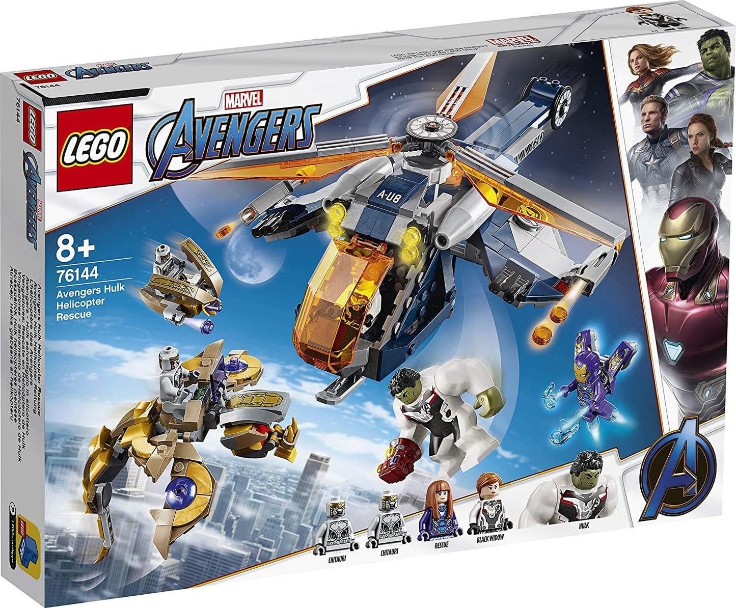 Lego 76144 Super Heroes Avengers Hulk Helicopter, Multicolor