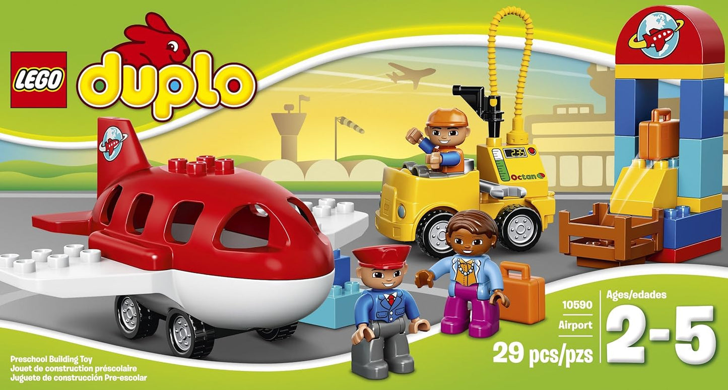 LEGO DUPLO Town Airport 10590 Buildable Toy for 3-Year-Olds