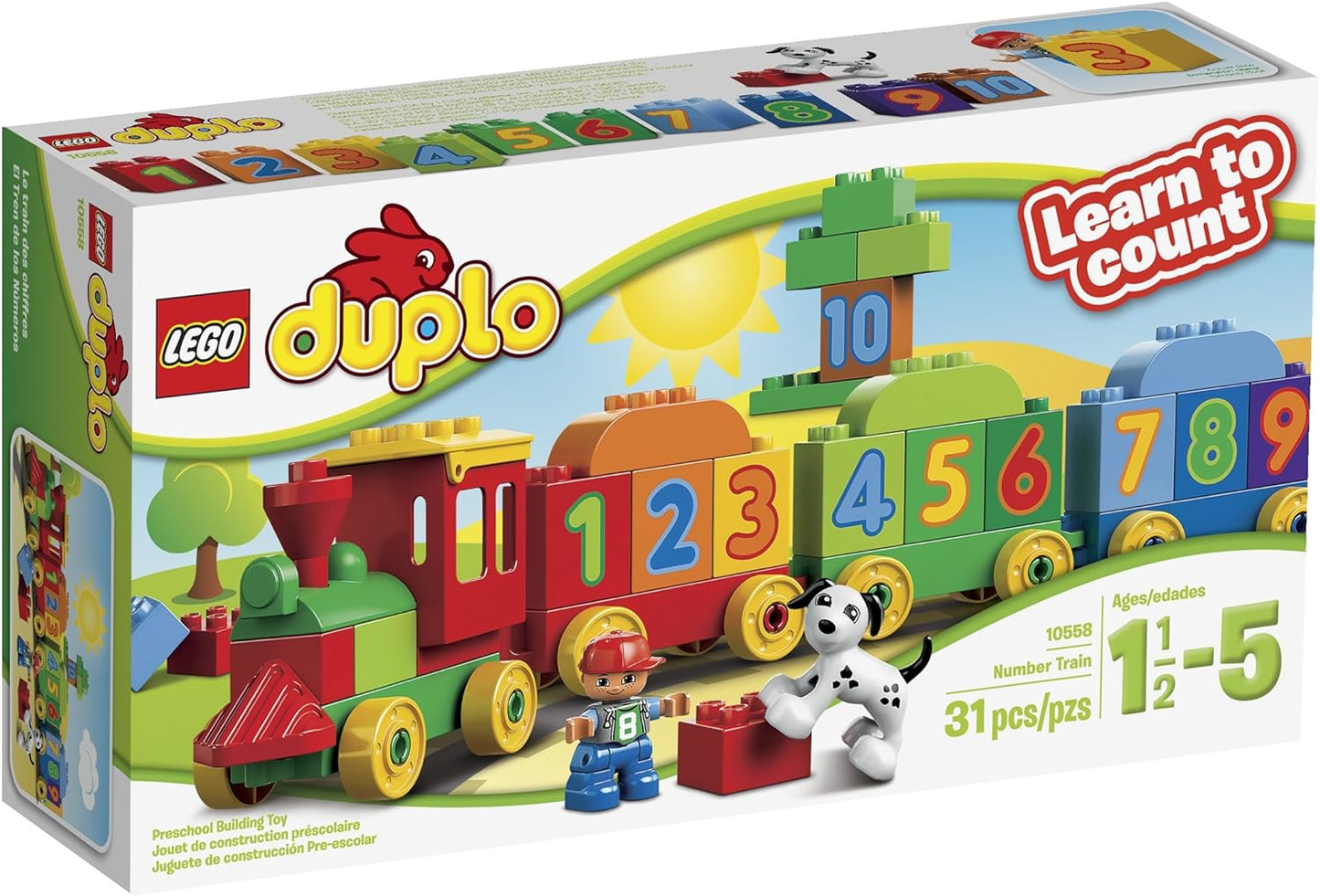 LEGO DUPLO My First Number Train Building Set 10558