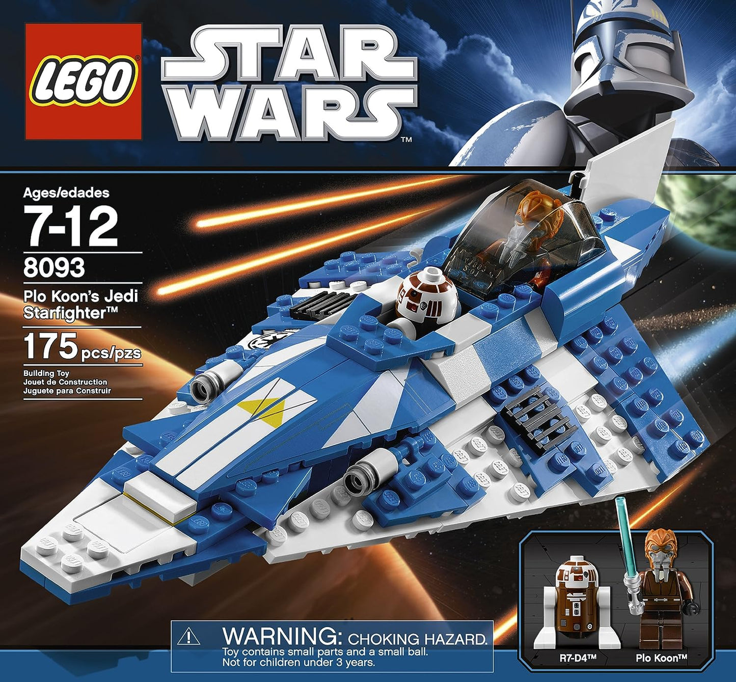 LEGO Star Wars Plo Koon's Jedi Starfighter (8093)
