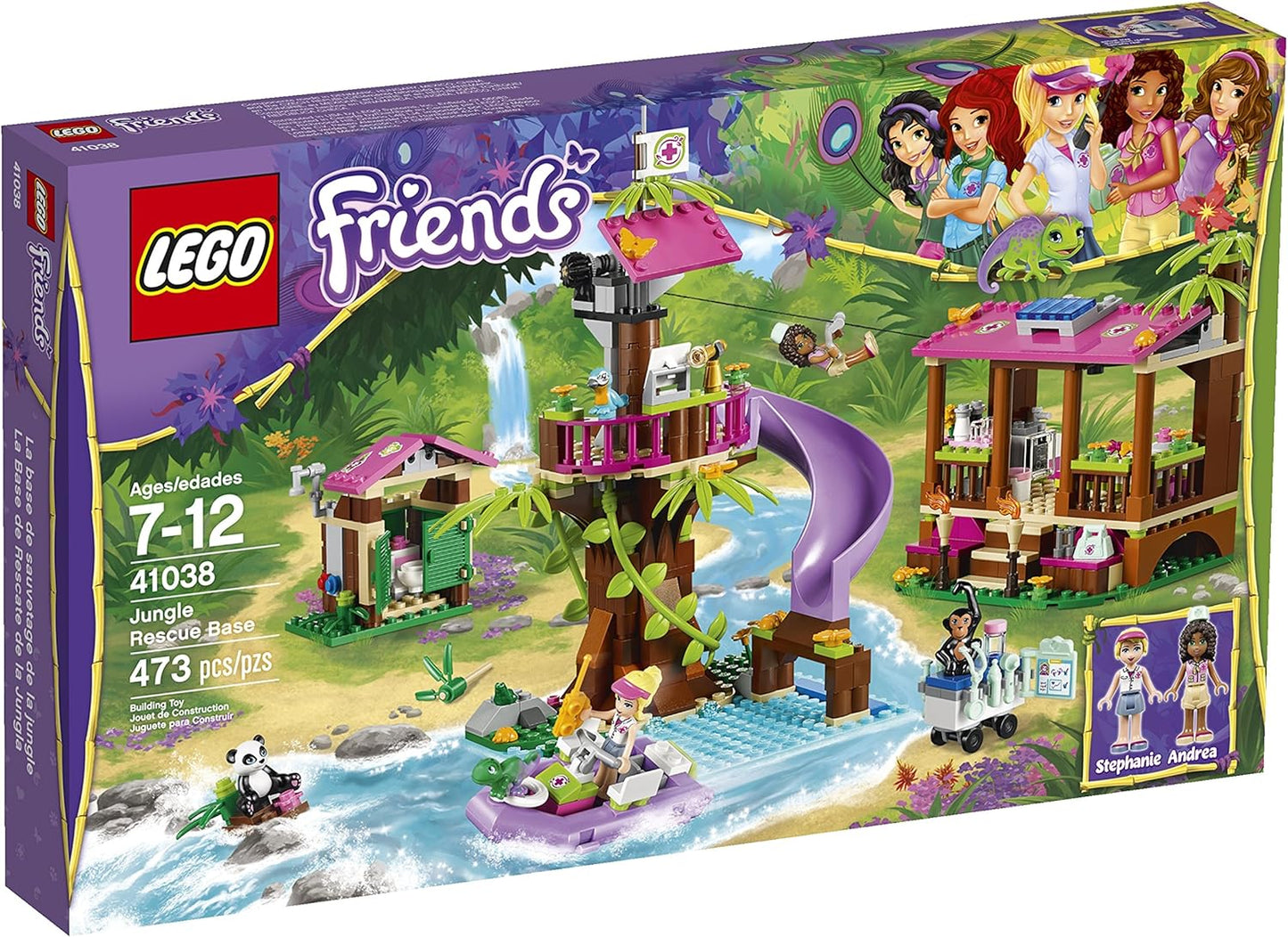 LEGO Friends Jungle Rescue Base 41038 Building Set