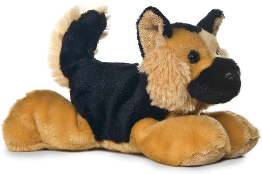 Aurora Shep Shepherd Dog Mini Flopsie Plush Stuffed Animal 8"